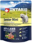 ONTARIO Senior Mini Lamb & Rice 0, 75kg állateledel