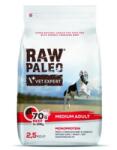 VetExpert Raw Paleo felnőtt közepes marhahús 2, 5 kg