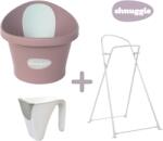 shnuggle Супер ОФЕРТА - Shnuggle Вана с ЦВЯТ ПО ИЗБОР + Стойка + кана за къпане Shnuggle Washy (SBP-BSM-EUR+SHN-BST-STRP+SHN-WASH-JBSM)
