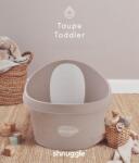 shnuggle Toddler Bath - Детска вана с тапа (9+ месеца) - цвят Taupe/Бежов (STB-TPE-EUR)
