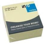 Info Notes Notite adezive Info Notes 75 x 75 mm 400 file galben (GN5820-01)