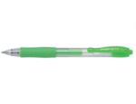 Pilot Roller cu gel Pilot G-2 Neon diverse culori 0.7 mm cu click verde neon (PBL-G2-7N-G)