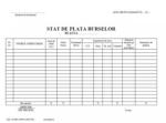  Stat pentru plata burselor A4 50 bucăți/set (C063)