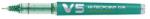 Pilot Set 10 rollere Pilot Hi-Tecpoint V5 Plus diverse culori 0.5 mm cu capac verde (PBXC-V5-G-BG-P)