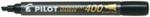 Pilot Set 12 markere Pilot Permanent P400 diverse culori 4 mm varf tesit negru (PSCA-400-B-P)