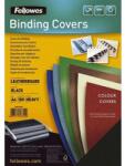 Fellowes Pachet 10 topuri coperti carton Fellowes A4 250 gr imitatie piele negru 100 buc/top (FW5370405-P)