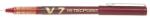 Pilot Roller cu cerneala Pilot V7 Hi-Tecpoint diverse culori 0.7 mm cu capac rosu (PBX-V7R)
