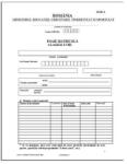  Foaie matricolă clasele I-VIII A4 10 bucăți/set (C070B)