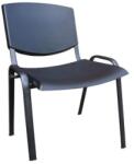  Scaun Darius din PVC cadru metalic negru (SCDARIUSPLASTIC)