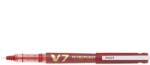 Pilot Set 10 rollere cu cerneala Pilot V7 Hi-Tecpoint 0.7 mm cu capac rosu (PBXC-V7-R-BG-P)