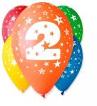 Godan Színes számos lufi 5 darabos - 2 (GS110/2) - jateknet