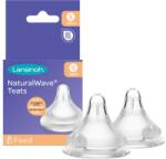 Lansinoh NaturalWave tetină pentru biberon Slow 2 buc
