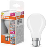 OSRAM B22d LED 11W, 1521 lm, 4000 K, hidegfehér, dimmelhető, opál üveg-100 W izzó helyett - Superstar+ Classic A (4058075602717)