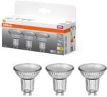 OSRAM GU10 LED 3, 7W, 350 lm, 2700 K, melegfehér, áttetsző üveg-50 W izzó helyett, 3 darabos - Star Spot PAR16 (4099854459597)
