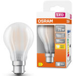 OSRAM B22d LED 7, 5W, 1055 lm, 2700 K, melegfehér, opál üveg-75 W izzó helyett - Star Classic A (4058075592735)