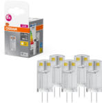 OSRAM G4 LED tűlábas, 0, 9W, 100 lm, 2700 K, melegfehér, alumínium, műanyag-10 W izzó helyett, 5 darabos, 5 darabos - Base Special Pin Clear (4058075758001)