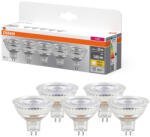 OSRAM GU5.3 LED 3, 8W, 345 lm, 2700 K, melegfehér, áttetsző üveg-35 W izzó helyett, 5 darabos, 5 darabos - Base Spot MR16 (4099854334337)
