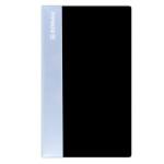 DONAU Névjegytartó, 120 db-os, , fekete (D134120FK) (D134120FK)