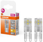 OSRAM G9 LED 1, 9W, 200 lm, 2700 K, melegfehér, alumínium, műanyag-20 W izzó helyett, 2 darabos - Special Pin Clear (4058075449831)