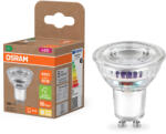 OSRAM GU10 LED 2, 5W, 450 lm, 2700 K, melegfehér, áttetsző üveg-50 W izzó helyett - Superstar+ Spot PAR16 (4099854267765)