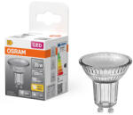 OSRAM GU10 LED 2, 4W, 230 lm, 2700 K, melegfehér, áttetsző üveg-35 W izzó helyett - Star Spot PAR16 (4099854458484)