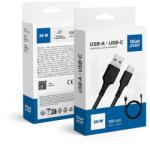 Blue Star kábel 3A USB A Type-C DC-001AC3.0 1 m fekete