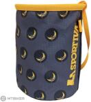 La Sportiva Climbing On The Moon Chalk Bag, carbon/giallo