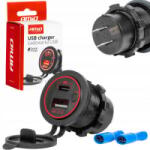 AMiO , Usb és Usb-C Aljzat, Beépíthető, Vízálló, 12/24V (0504221) (0504221)