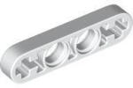 LEGO® Fehér LEGO Technic, vékony emelőkar 1 x 4 tengelylyukakkal (6360072)