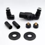 Arezzo CORNERPEX/VISION radiátor szelep fekete, jobb AR-CORNERPEX-B-R (AR-CORNERPEX-B-R)