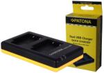 Patona Incarcator Patona Dual pentru Nikon EN-EL19, ENEL19 cu cablu Micro-USB