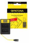 Patona Incarcator Patona Smart Dual LCD USB pentru Fuji NP-W126 HS30 EXR HS30EXR HS-30EXR HS33 EXR HS33EXR HS-33EXR XPro 1 X-Pro 1