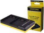 Patona Incarcator Patona Dual pentru Nikon EN-EL3E cu cablu Micro-USB