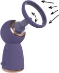 Shots Toys Pumped Exquisite Rechargeable Vulva & Breast Pump Purple Vibrator