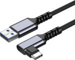 Thunder Germany UVR-050 (USB-A - USB-C könyökcsatlakozó) Oculus Link VR kábel (5m) - mkaudio