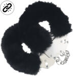 Ouch! Heavy-Duty Fluffy Handcuffs Black