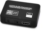 Thunder Germany ADC-102P, HDMI audio leválasztó, digitális-analóg adapter + ARC (műanyag ház)