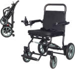 inSPORTline Elektromos könnyű kerekesszék inSPORTline Zauney, LED lámpa, duda, biztonsági öv, automatikus fékrendszer, stabilizáló kerekek, felhajtható kartámasz