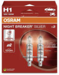 OSRAM Night Breaker Silver H1 12V 55W +100% autó izzó (2db) - 64150NBS-2HB (4062172388085)