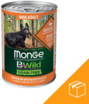 Monge BWild Mini Adult Gabonamentes Konzerv Kutyáknak (Kacsa, Sütőtök és Cukkini) - 24x400 g