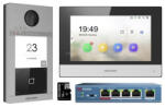 Hikvision IP kaputelefon szett - DS-KIS604-S (DS-KV8113-WME1, DS-KH6320-WTE1, DS-3E0105P-E/M, 16GB microSD kártya) (DS-KIS604-S) - mystock