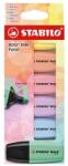 STABILO Szövegkiemelő STABILO Boss Mini Pastel 6 darabos (07/6-2-01) - mystock