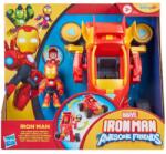 Hasbro Marvel: Iron Man 2 în 1 - Set cu mașină Mech Iron Man și figurine - Hasbro (G1258/G1474) Figurina