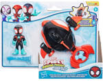 Hasbro Spidey și Prietenii lui Uimitori: figurine Waterwebs și vehicule care își schimbă culoarea - Spin Dolphin - Hasbro (G0663/G1465) Figurina