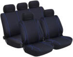Maxspeed Üléshuzat, univerzális fekete, kék csíkkal 9 részes, Anma