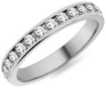  Női karikagyűrű gyémántokkal 3, 2 mm, fehérarany IZKR014A-F-BR