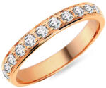  Női karikagyűrű gyémántokkal 3, 2 mm, rosé arany IZKR021R-F-BR