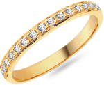  Női karikagyűrű 2, 3 mm, gyémántokkal IZKR018-F-BR