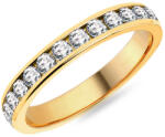  Női karikagyűrű 3, 2 mm, gyémántokkal IZKR014-F-BR