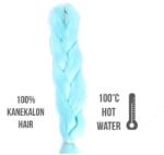 Hair Power Afro szintetikus 100% kanekalon haj, 60 cm, 85 g, light blue